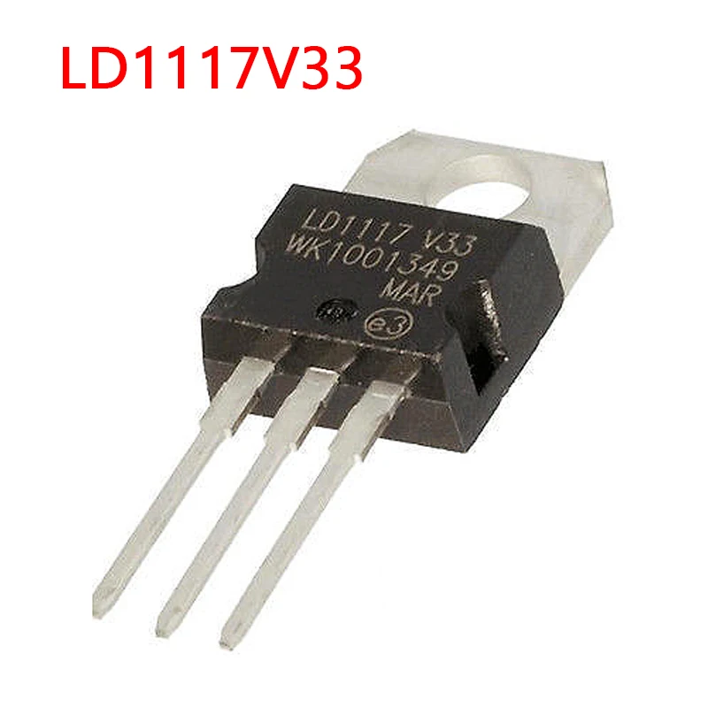 10PCS LD1117V33 TO-220 LD1117 3.3 LD1117AV33 TO220