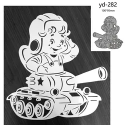Metal Cutting Dies Cut Mold tank Decoration Scrapbook Paper Craft Knife Mould Blade Punch Stencils