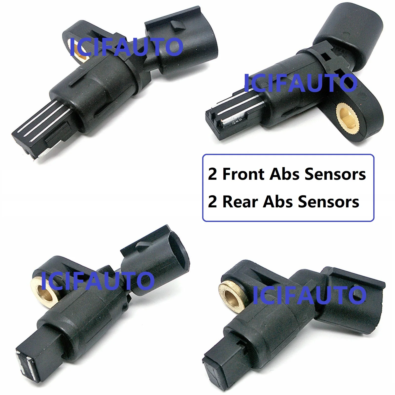 2/4 Pcs Abs Wheel Speed Sensor Front Or Rear for Audi A3 TT VW Beetle Golf Jetta OE# 1J0927803, 1J0927807B, 1J0927804, 1J0927807