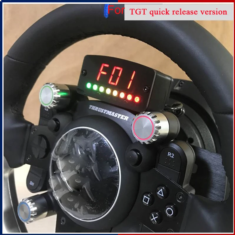 

For Thrustmaster T300RS/GT 599 TSPC Steering Wheel Quick release Speed Meter Light Digital LED Display Simracing Car Game