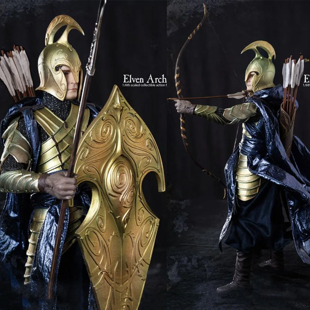 Asmus Toys 1/6 Scale LOTR027A Elven Archer Warrior Male Solider Full Set Action Figure Model for Fans Collection Gifts