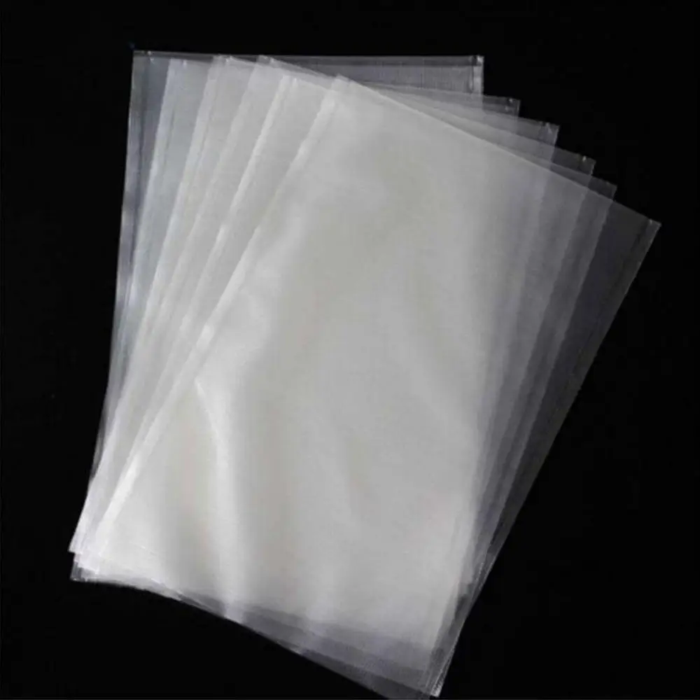 50Pcs PVA Bags Carp Fishing Fast Dissolving Non Residue Coarse Fishing Tackle Carps Bait Soft Bag 3 Size 6x12 7x15 8x16cm