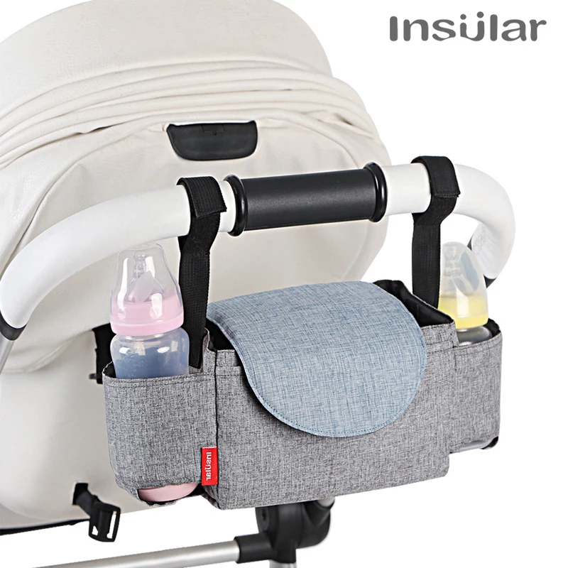 Multifunctional Stroller Hanging Bag Storage Bag Milk Bottle Water Cup Bag Stroller Hanging Bag Hanging Bag