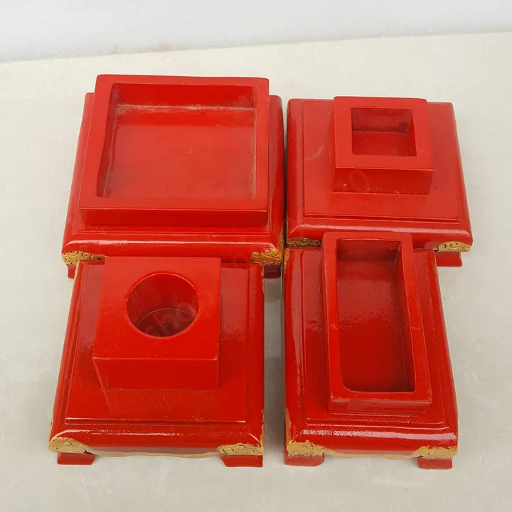 

Taoist supplies, Taoist magic objects, magic tool base, four piece set base