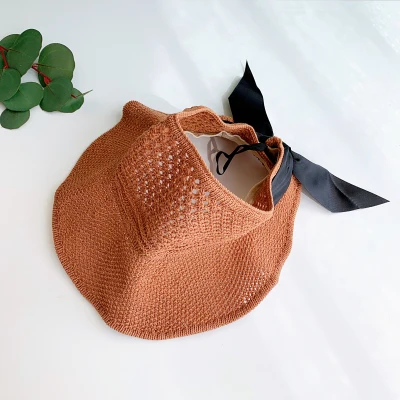 Summer Baby Hat for Girls Folding Beach Visor Cap Kids Sun Hats Cotton Wide Brim Children Hats with Wind Rope Baby Cap