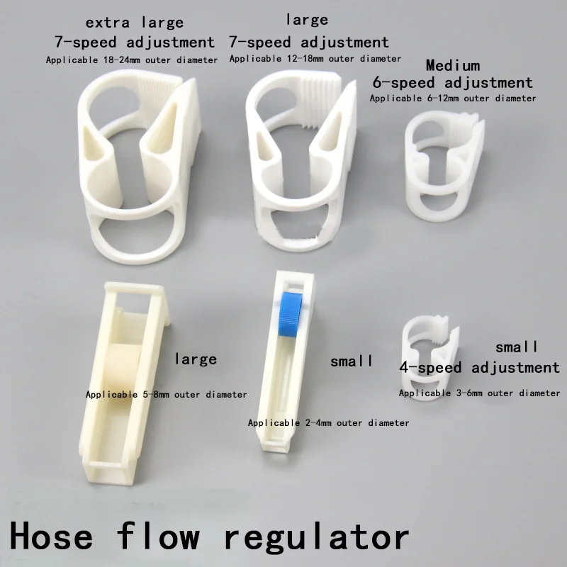 Hose flow regulator Robert clamp Water stop clamp Bottle drip flow rate adjustment switch Damper 1Pcs