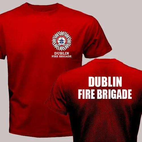 Dublin Fire Brigade Irish Firefighter Fire Department T-shirt