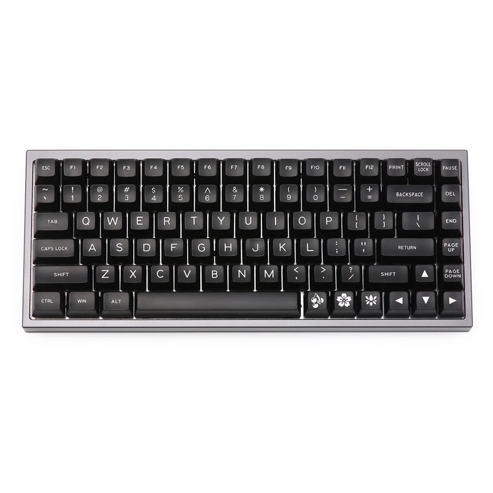 127 Keys ABS Keycaps For Cherry Mx Switch Mechanical Keyboard Filco Black Key Cap Replace DIY Keyboard Decoration