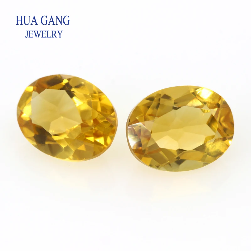 Natürliche Citrine Natürliche Lose Edelstein Oval Form Facettiert Cut Größe 3*4 ~ 10*14mm Für DIY schmuck