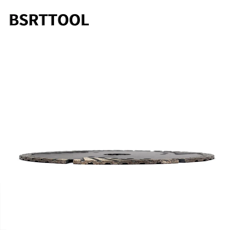 BSRTTOOL 1pc Diamond Circular Saw Blades Cutting Granite Stone Porcelain Ceramic Tile Saw Disc with Protection Teeth