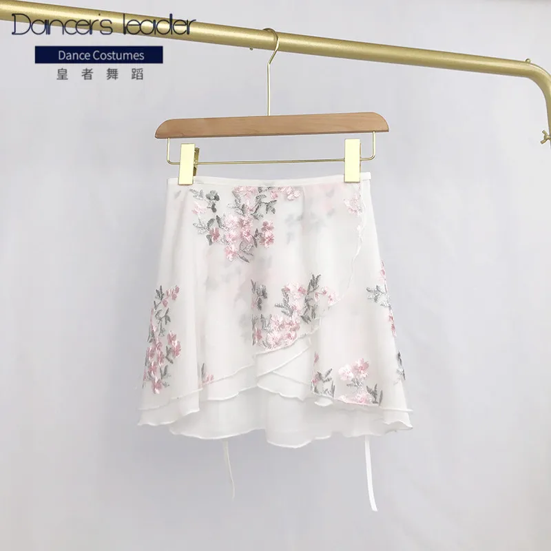 الباليه تنورة قصيرة فرع زهرة التطريز المرأة تنورة الرقص الجمباز ممارسة تنورة الكبار الباليه تنورة غنائية