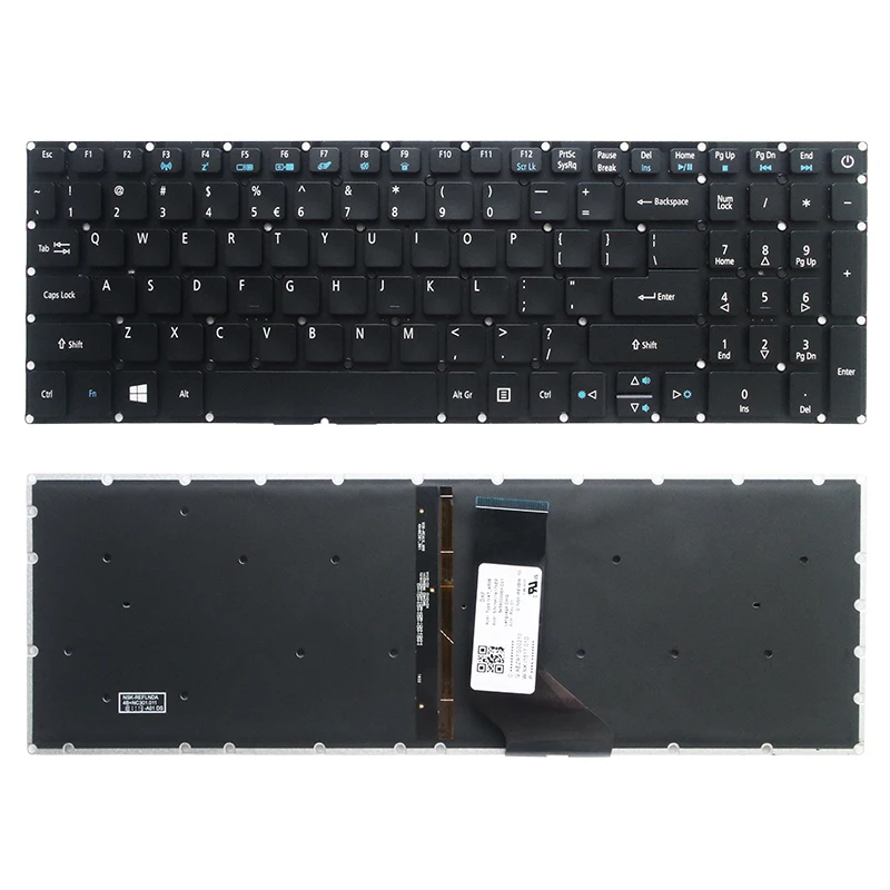 Hot For Acer Aspire 5 A515-51 A515-51G A517 A517-51-5832 A517-51G A517-51G-52LB Keyboard English US Backlit Backlight 28 Pin