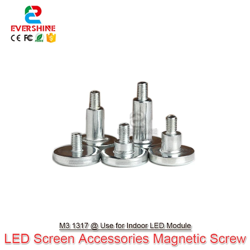 

100Pcs/Lot Magnet Screws Magnetic Column M3 1317 For P2 P2.5 P3 P4 P5 P6 P10 Indoor LED Module