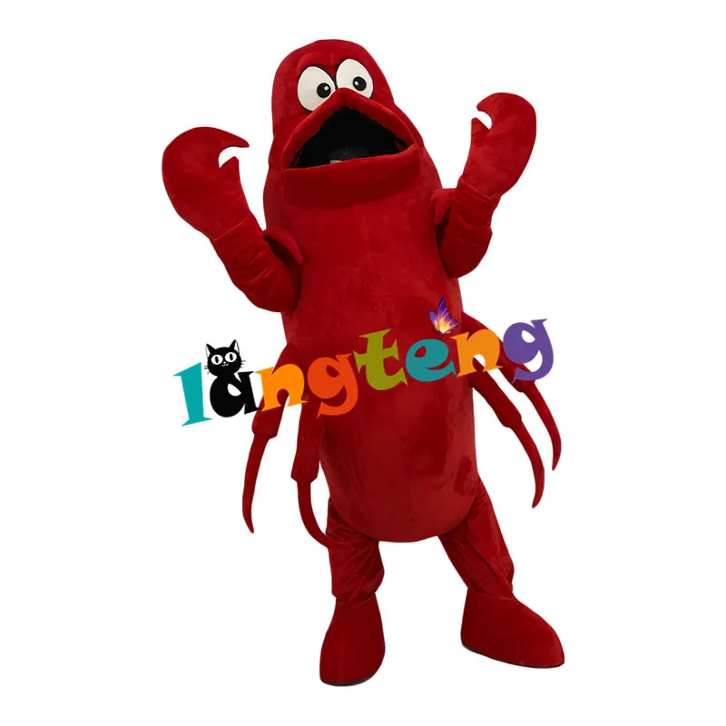 1125 lobster Dragon Mascot Costumes Animal Cosplay Cartoon For Life Size