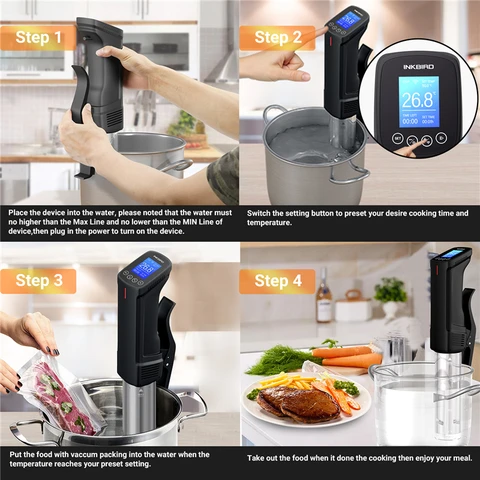INKBIRD Sous Vide Погружной Циркулятор ISV-100W/ISV-200W — фото товара