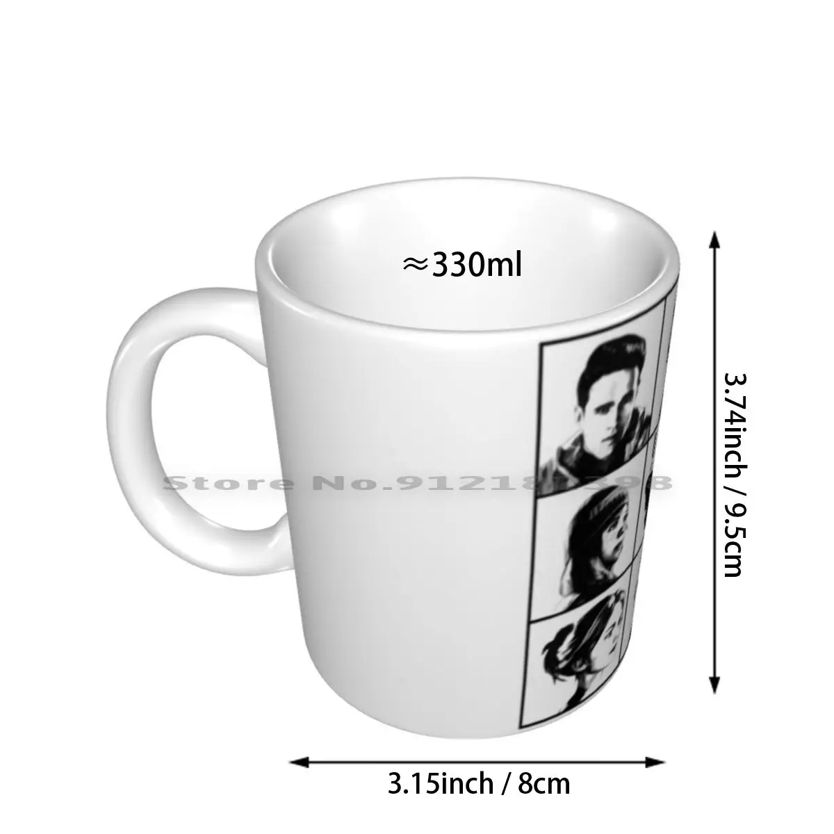 Until Dawn-Main Characters Ceramic Mugs Coffee Cups Milk Tea Mug Until Dawn Ps4 Horror Game Hayden Panettiere Sam Brett Dalton