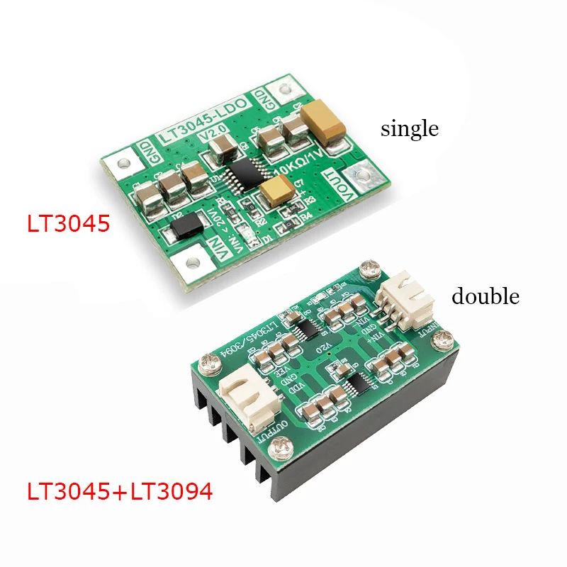 LT3045 LT3094 positive voltage negative voltage low noise stabilized linear power supply board of DAC preamplifier