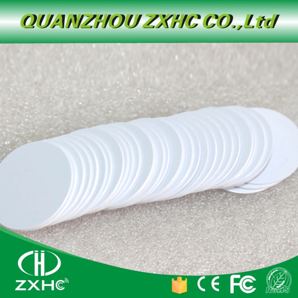 (10pcs) Round Shape 25mm NFC Sticker Tag Ntag215 Plastic Adhesive Coin Cards Used For All NFC Phone