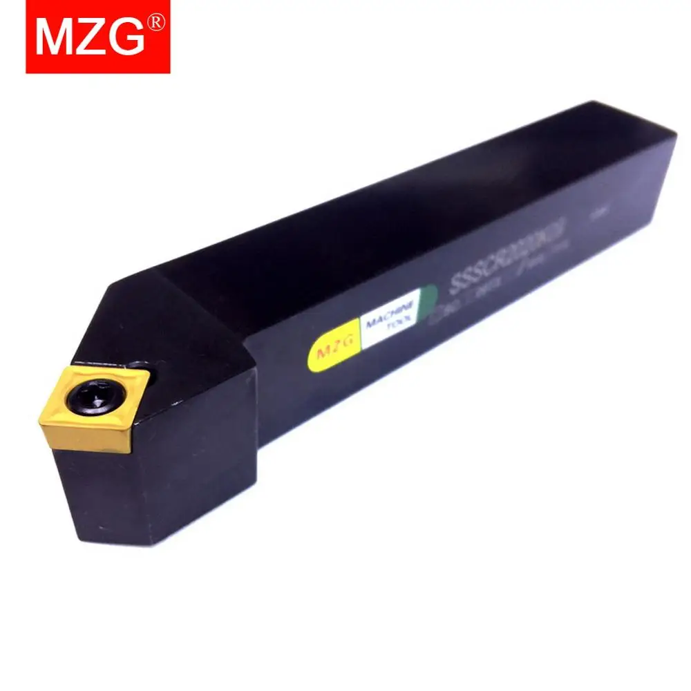 MZG CNC 12mm 20mm SSSCR1616H09 External Boring Tool Turning Arbor Lathe Cutter Bar SCMT Carbide Inserts Clamped Steel Toolholder