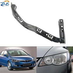 ZUK Front Bumper Upper Beam Headlight Support Headlamp Braket Holder For HONDA CIVIC 2006 2007 2008 2009 2011 2011 FD1 FD2 FD6