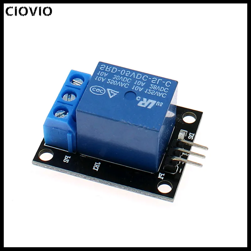 Imagem -06 - Ciovio 20 Peças Canal 5v Módulo de Relé para Arduino 1-channel Relé Ky019 para Pic Avr Dsp Braço para Arduino