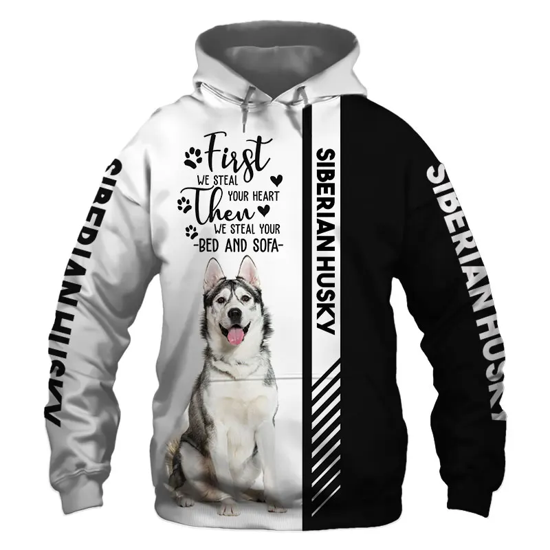 

Animal Husky Dog 3D Printed Unisex Deluxe Hoodie Men/Women Sweatshirt Streetwear Zip Pullover Casual Jacket Tracksuit