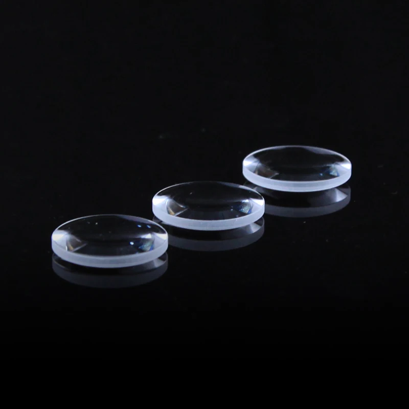 Plano Convex Lens Diameter 15mm , Focal 161mm H-K9L Optical Glass Lenses K9 Focusing Lens Spherical