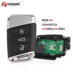 YIQIXIN 3 pulsanti chiave auto remota per Volkswagen VW Passat Magotan B8 Skoda A7 variante 2014-2020 315/433MHZ MQB48 Chip Keyless Go