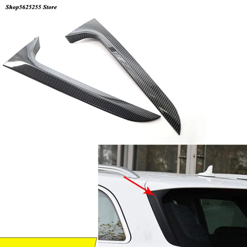 

Glossy Black Rear Window Side Spoiler Wing Canard For VW Golf 6 GTI MK6 Carbon Fiber Black Spoilers Wings Car Accessories