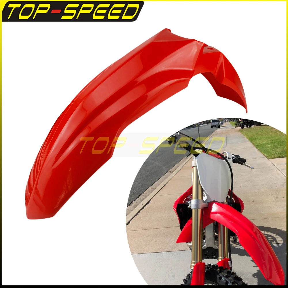 For Honda CRF450R CRF450RX 2017-2020 CRF250R CRF250RX 18-20 Off Road Motocross Front Mudguard Plastic Fairing Fender Mud Cover