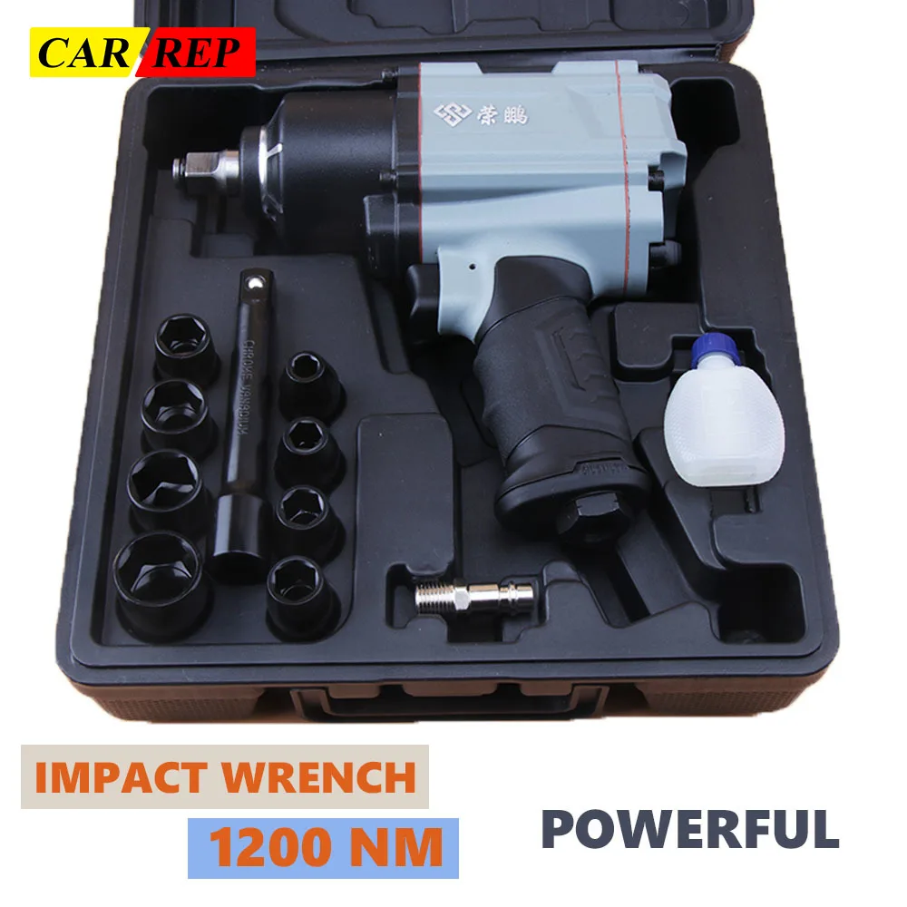 1200 NM Impact Pneumatic Wrench,Professional Auto Repair Pneumatic Tools,Spanners Air Tools