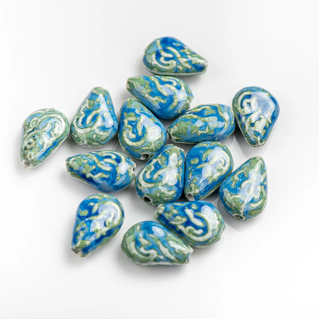 28#5pcs Specail Shape Retro Style Ceramic Beads Pendant Porcelain Jewelry Part for Necklace Bracelet #XN0782