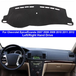 Car Dashboard Cover Dash Mat Carpet Cape For Chevrolet Epica Evanda 2007 2008 2009 2010 2011 2012 LHD RHD 2 Layers Auto Sunshade