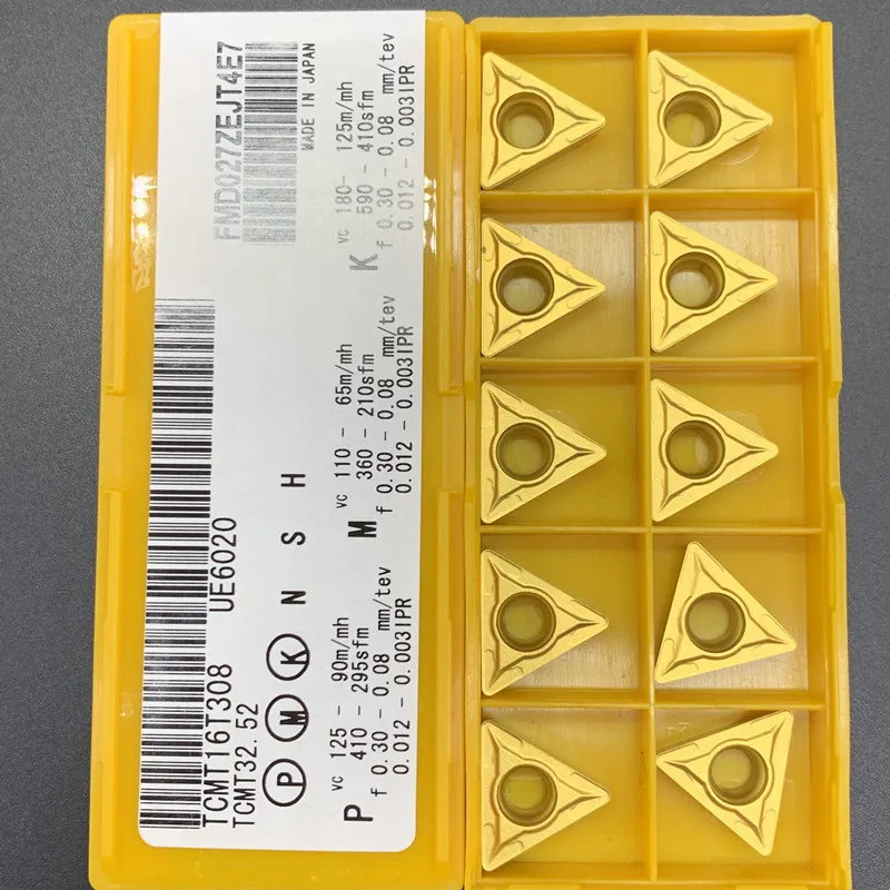 TCMT16T304 TCMT16T308 Carbide Blades External CNC Machine Turning Tool Blade Tool High Quality TCMT 16T304 16T308 Cutting Tool