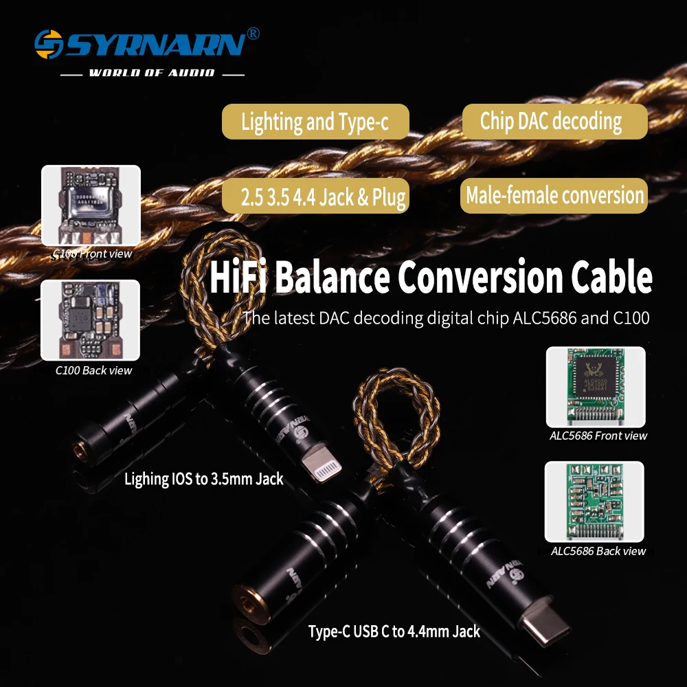 

Hi-Fi DAC усилитель для наушников с разъемом USB Type-C на 3,5 мм