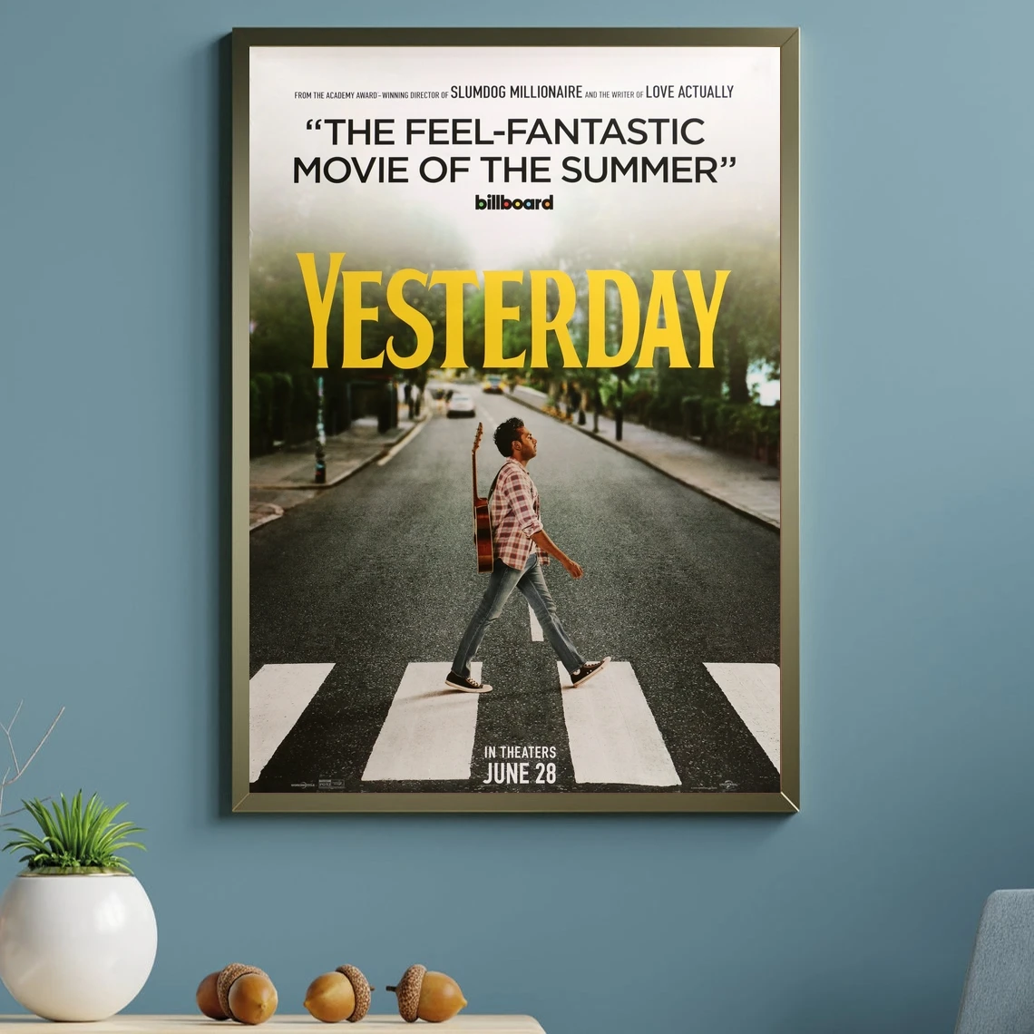 Yesterday - 2019 Movie Poster Home Decor Classic Movie Cover Art Photo Canvas Poster Print Wall Painting