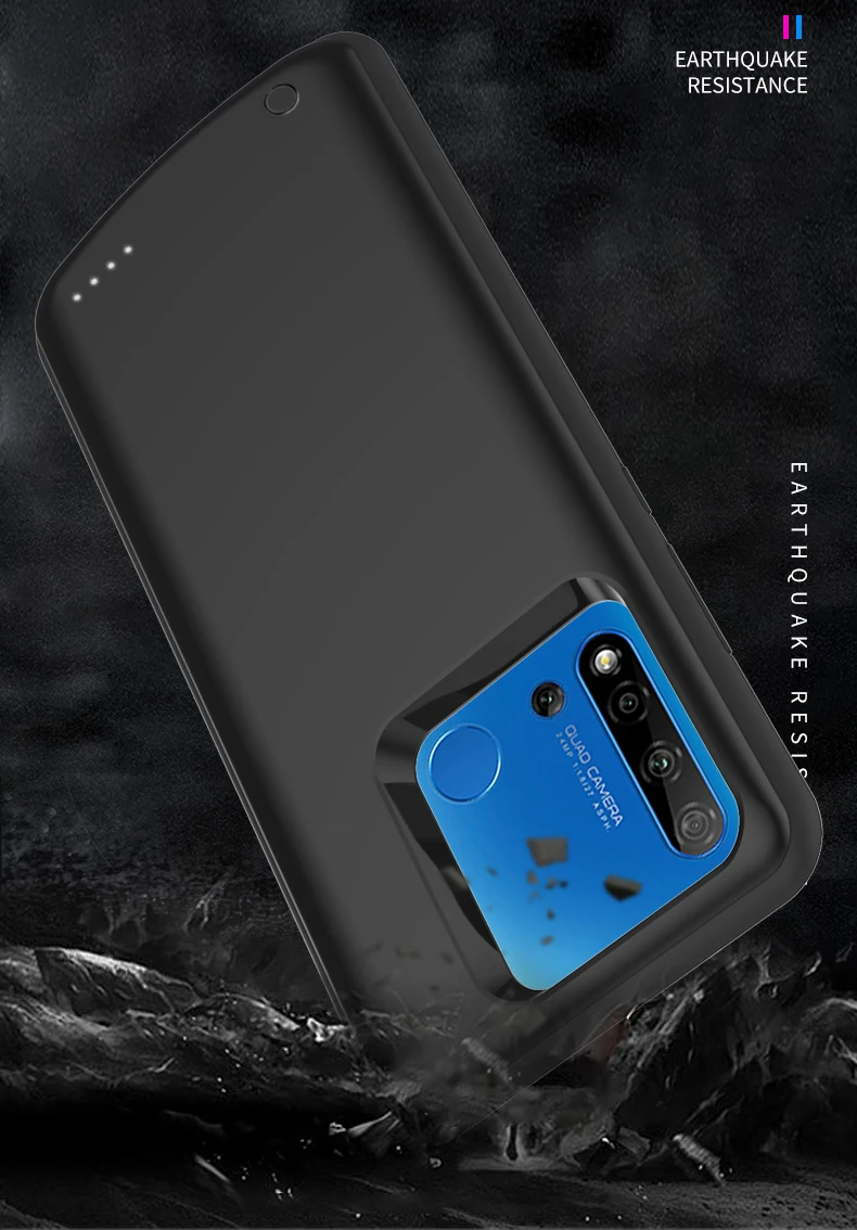 Silm Shockproof battery charger case For Huawei P20 Lite 2019 6.4 inch Power Case Extenal battery power bank Back cover Funda