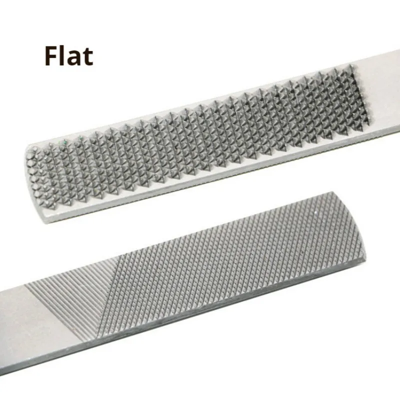 NEW Double-cut Alloy Square Flat Half Round Filling Needle Microtech Woodworking 4 IN 1 Wood Carving Files Rasp Wooden