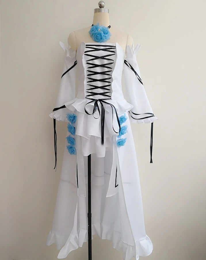 Anime Pandora Hearts Cosplay Costume Alice White Rabbit Party Dress