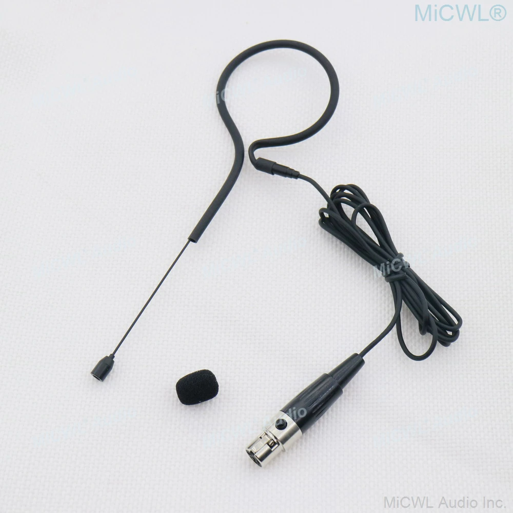 

TA4F Black Single earset Headset Microphone For Shure Wireless BeltPack System All-Directional Mics Mini XLR