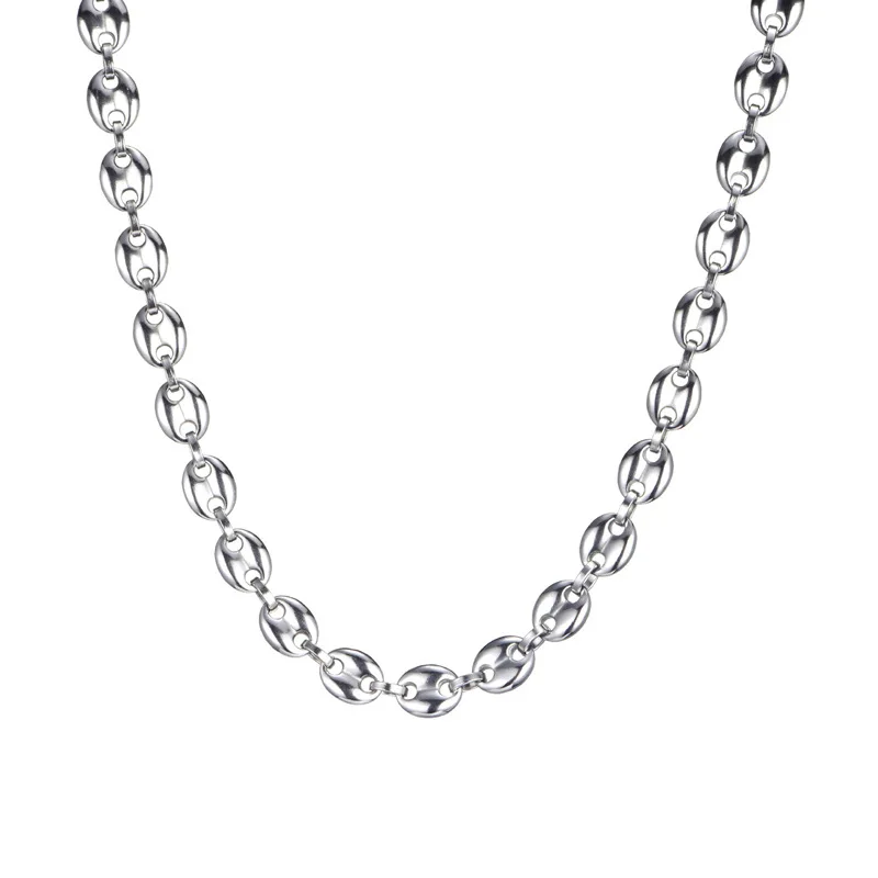 100% Stainless Steel Coffee Bean Bracelets Necklaces For Men Women Jewelry Never Change Color Chains Gifts