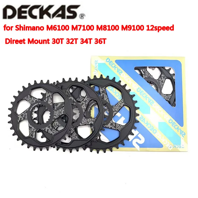 DECKAS 1X12s Bike Chainring MTB Narrow Wide Bicycle Chainwheel for Shimano M6100 M7100 M8100 M9100 12speed Direct Mount Crankset