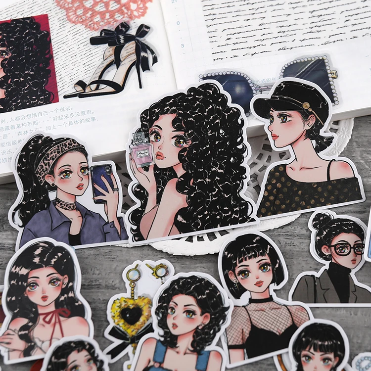 

25pcs/20pcs Girl fashion Sticker Diy Album Scrapbooking Diary Planner Journal Sticker Decorative Label For Kids