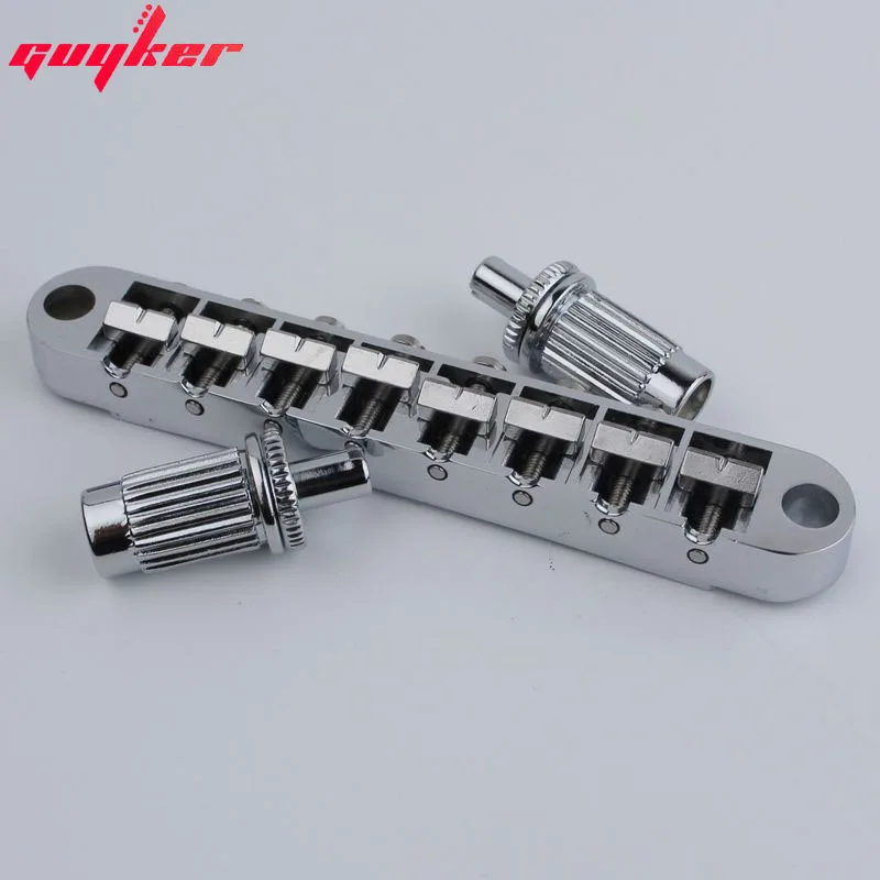 Tune-O-Matic Bridge 8 String Guitar Bridge Chrome