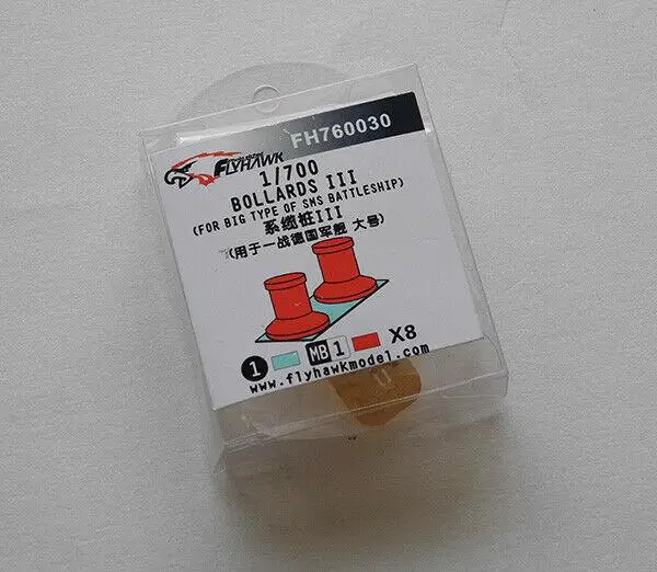 

Flyhawk FH760030 1/700 Scale Bollards III For Big Type of SMS Battleship 8Pcs