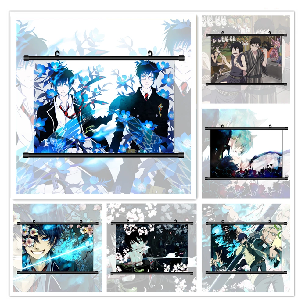 WTQ Blue Exorcist Okumura Yukio Rin Retro Poster Canvas Painting Anime Posters Wall Decor Wall Art Picture Room Decor Home Decor