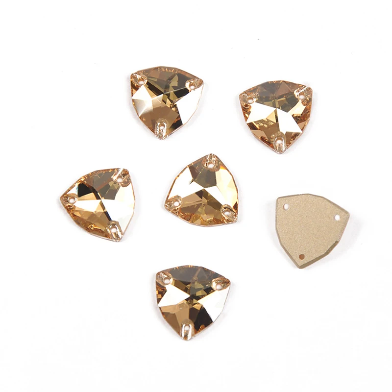 YANRUO 3272 Fat Triangle Alle Farben Aufnähsteine Glas Kristall Strasssteine AAAAAA Qualität Nähsteine für Kleidung, Kleider, Schuhe – Detail 28