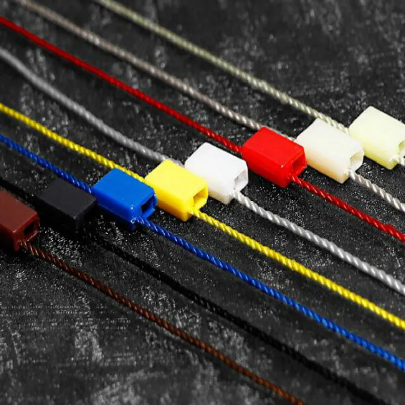 Single Hand Tag Rope Lanyard, Hanging Grain, Plastic Buckle Label, Polyester Rope, 1000 PCs/Lot, 19120501
