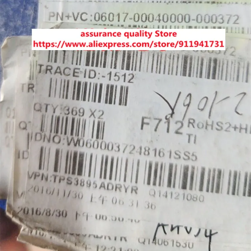 2pcs/lot 7-1734774-1 SMB1360-0-30DWLNSP-TR-03 SMB1360 TPS3895ADRYR TPS3895