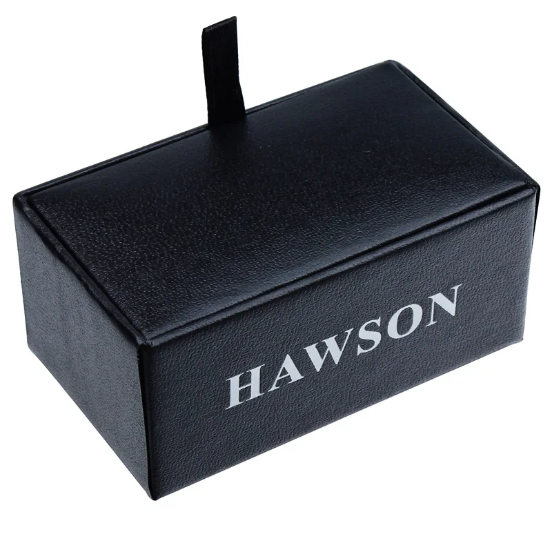 HAWSON Elegance Pearl Cufflinks for Men Fashion French Shirt Accessories Cuff Buttons High Quality With Box